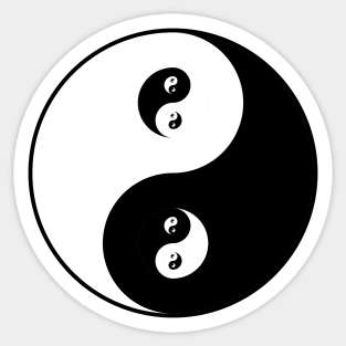 Ying Yang Sticker